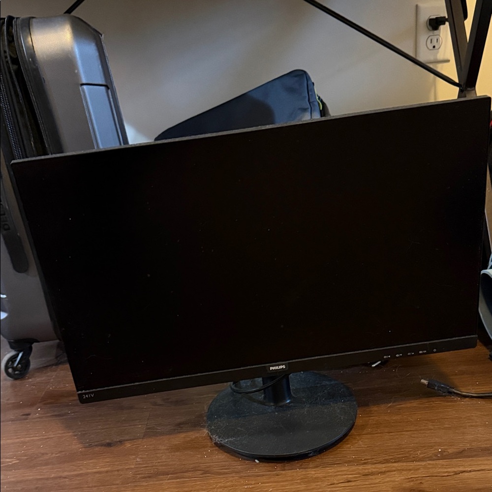 Philips 241 V Black Flat Screen Monitor